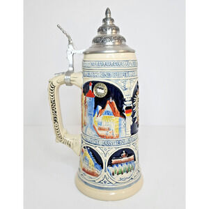 Beer Stein Original‎ Bierkrug King Deutschland Hand Made #7574 Of #10,000
